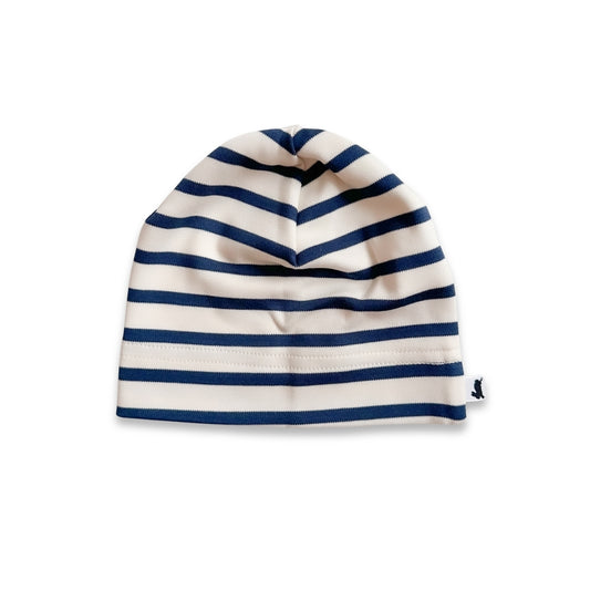 Baby/Kids' Bamboo Beanie | Navy Stripe