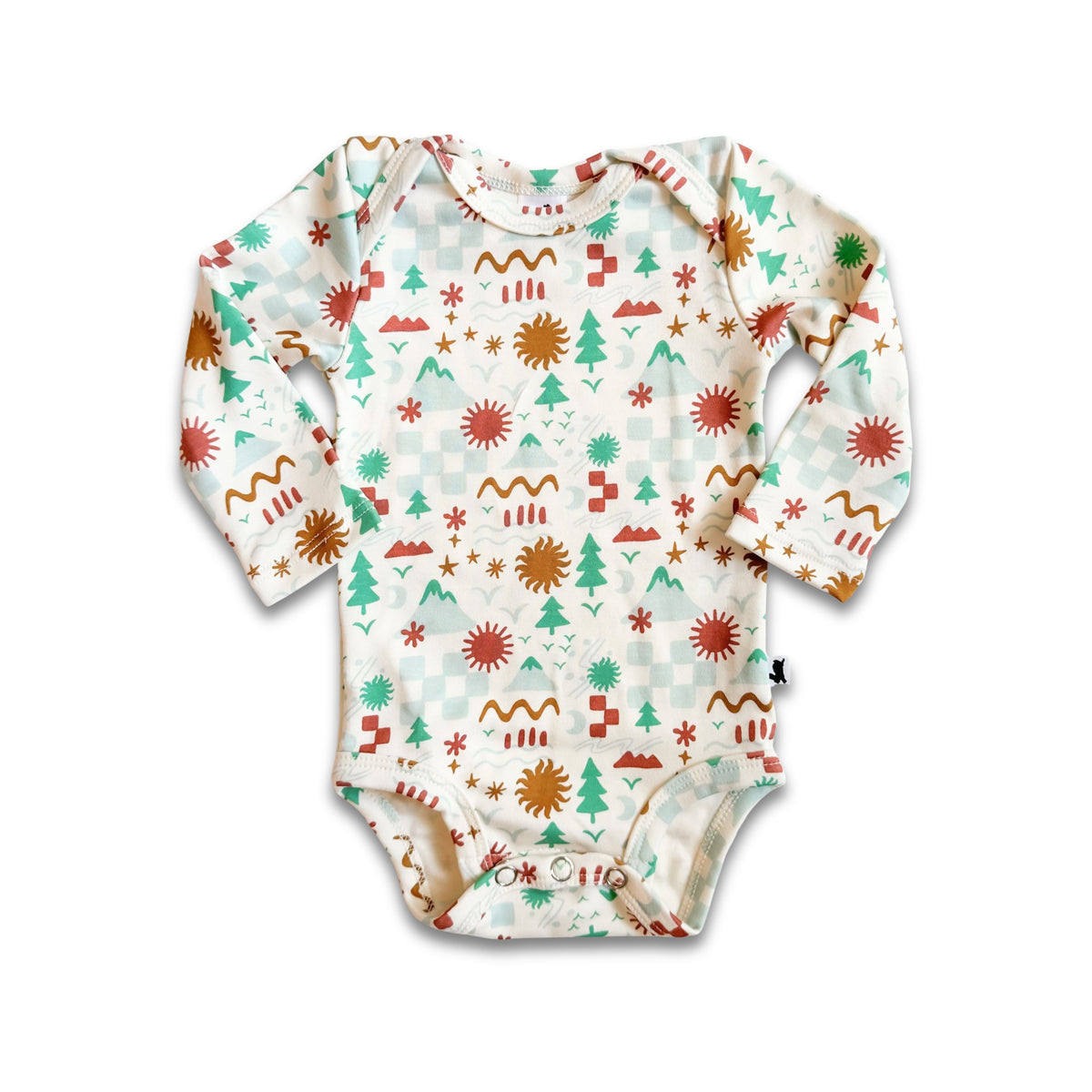 Baby Bamboo Long-Sleeve Bodysuit | Icon Landscape