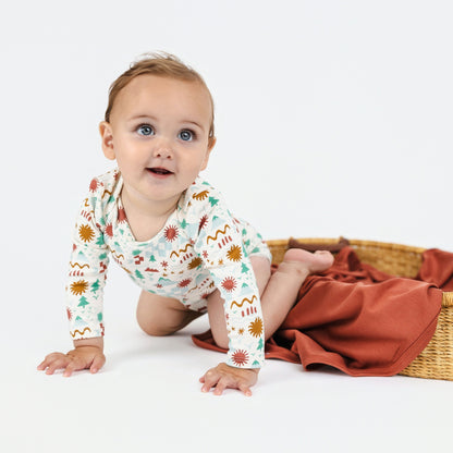 Bamboo Baby Capsule Gift Box | Icon Landscape & Burnt Brick