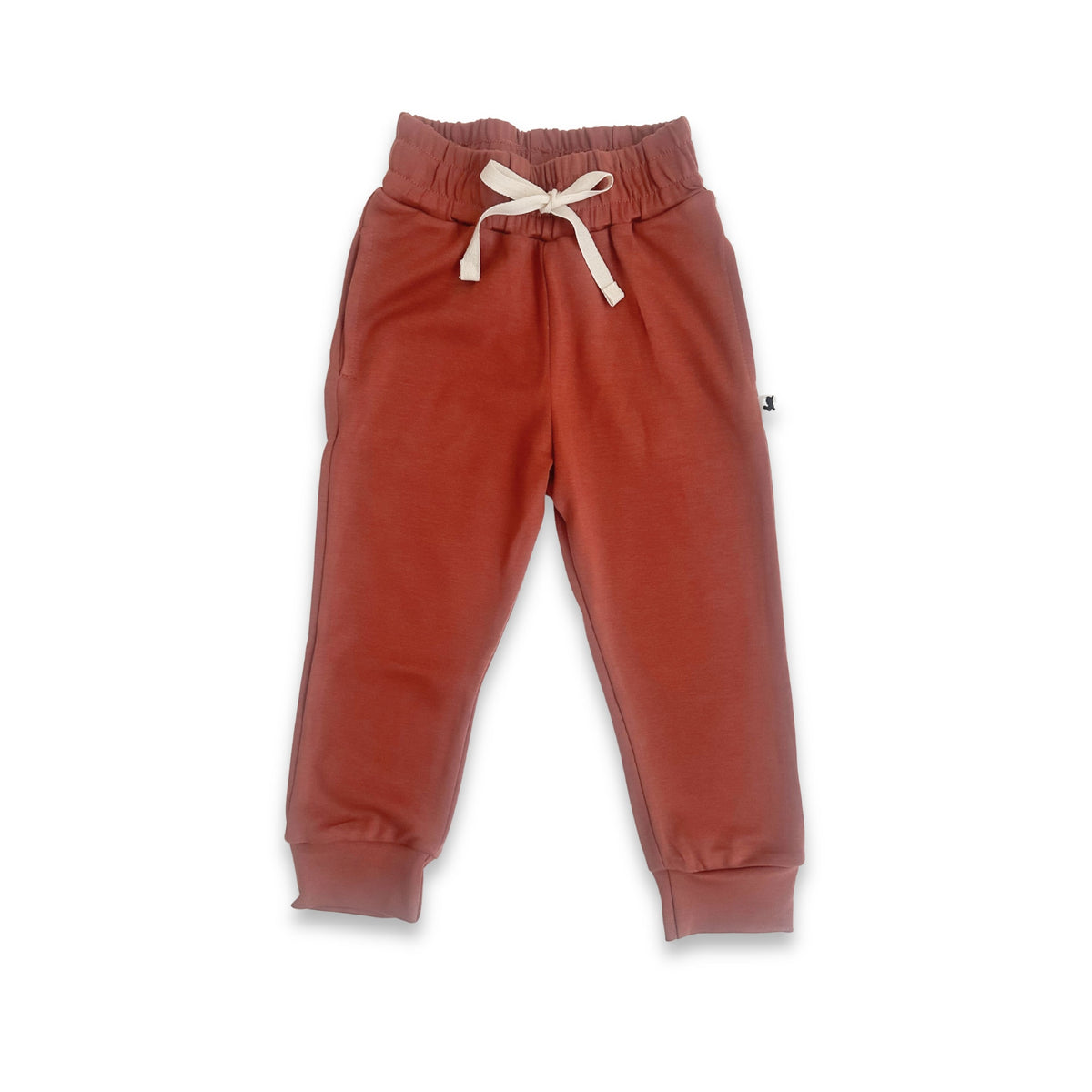 Kids’ Lightweight Bamboo Joggers | Burnt Brick