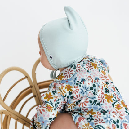 Baby Bamboo Pixie Bonnet | Misty Blue