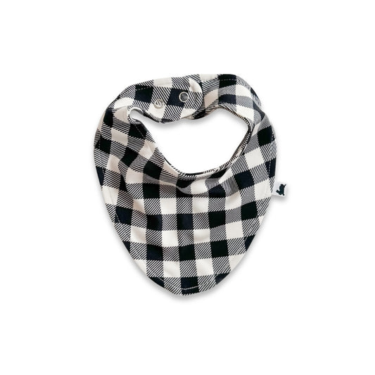 Bamboo Baby Bib | Bison Plaid
