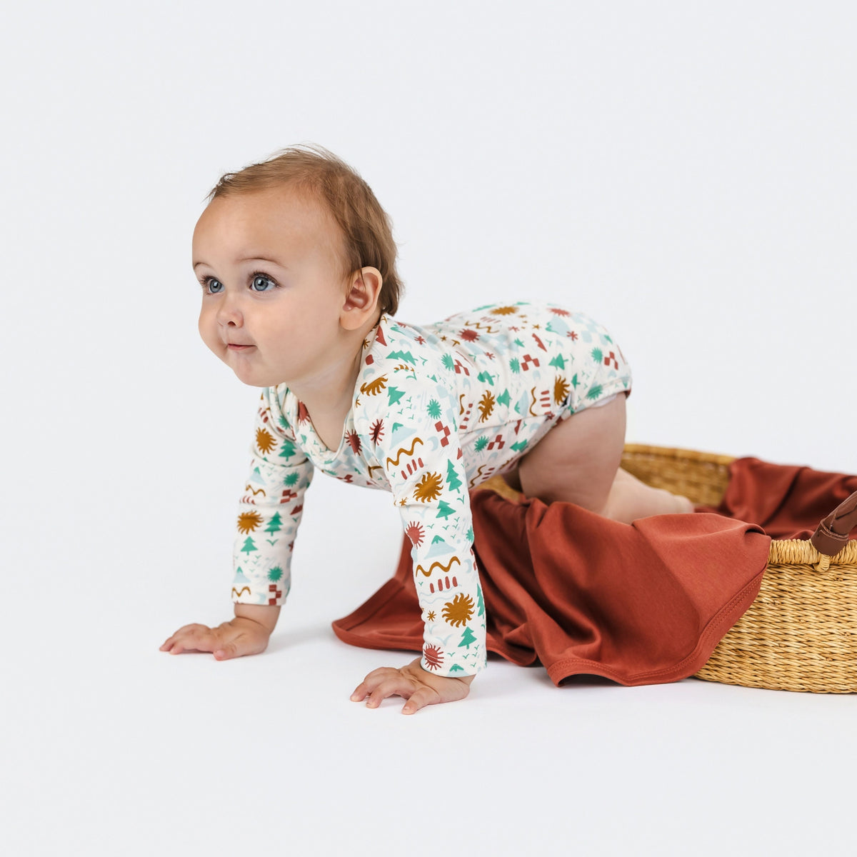 Bamboo Baby Capsule Gift Box | Icon Landscape & Burnt Brick
