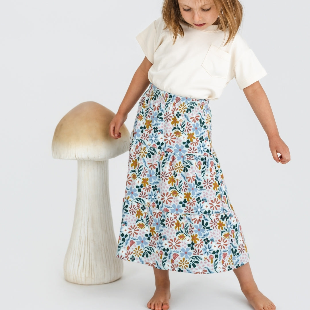 Kids' Bamboo Aria Skirt | Floating Floral