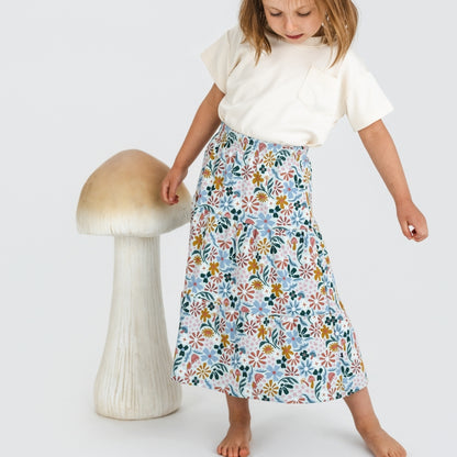 Kids' Bamboo Aria Skirt | Floating Floral