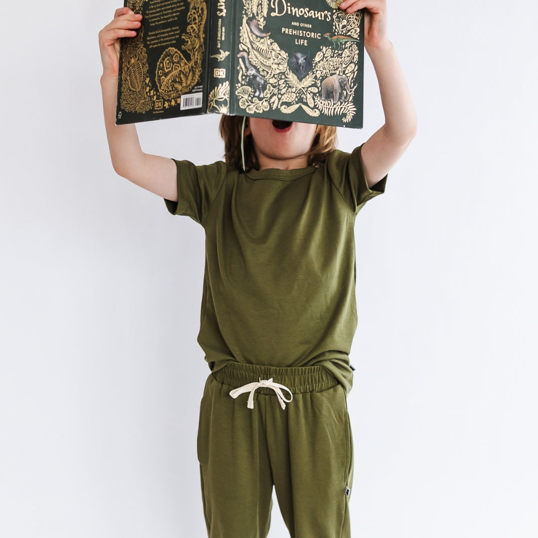Youth Bamboo T-shirt | Olive