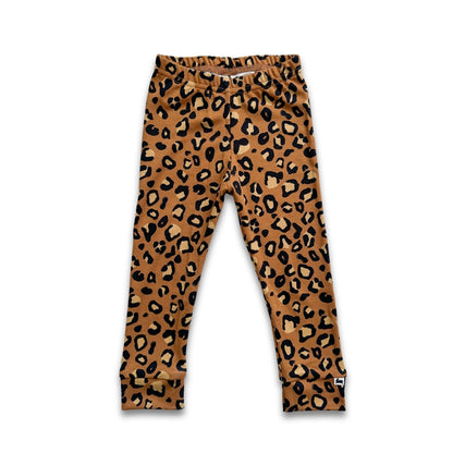 Kids’ Bamboo Leggings | Bronze Leopard