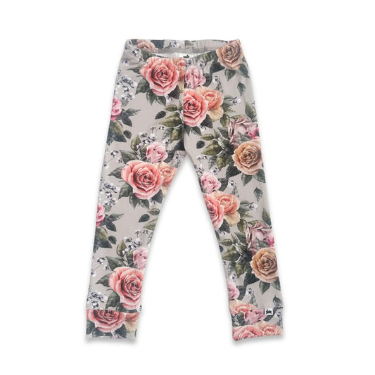 Kids’ Bamboo Leggings | Antique Floral