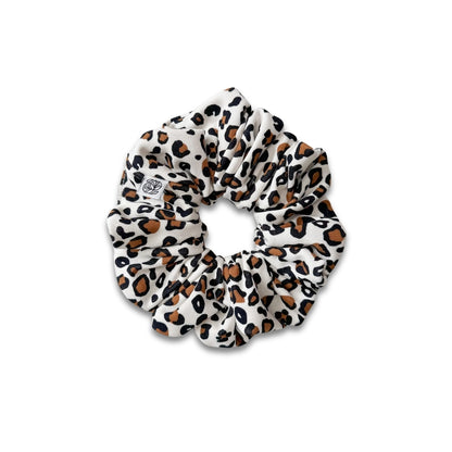 Bamboo Scrunchie | Snow Leopard