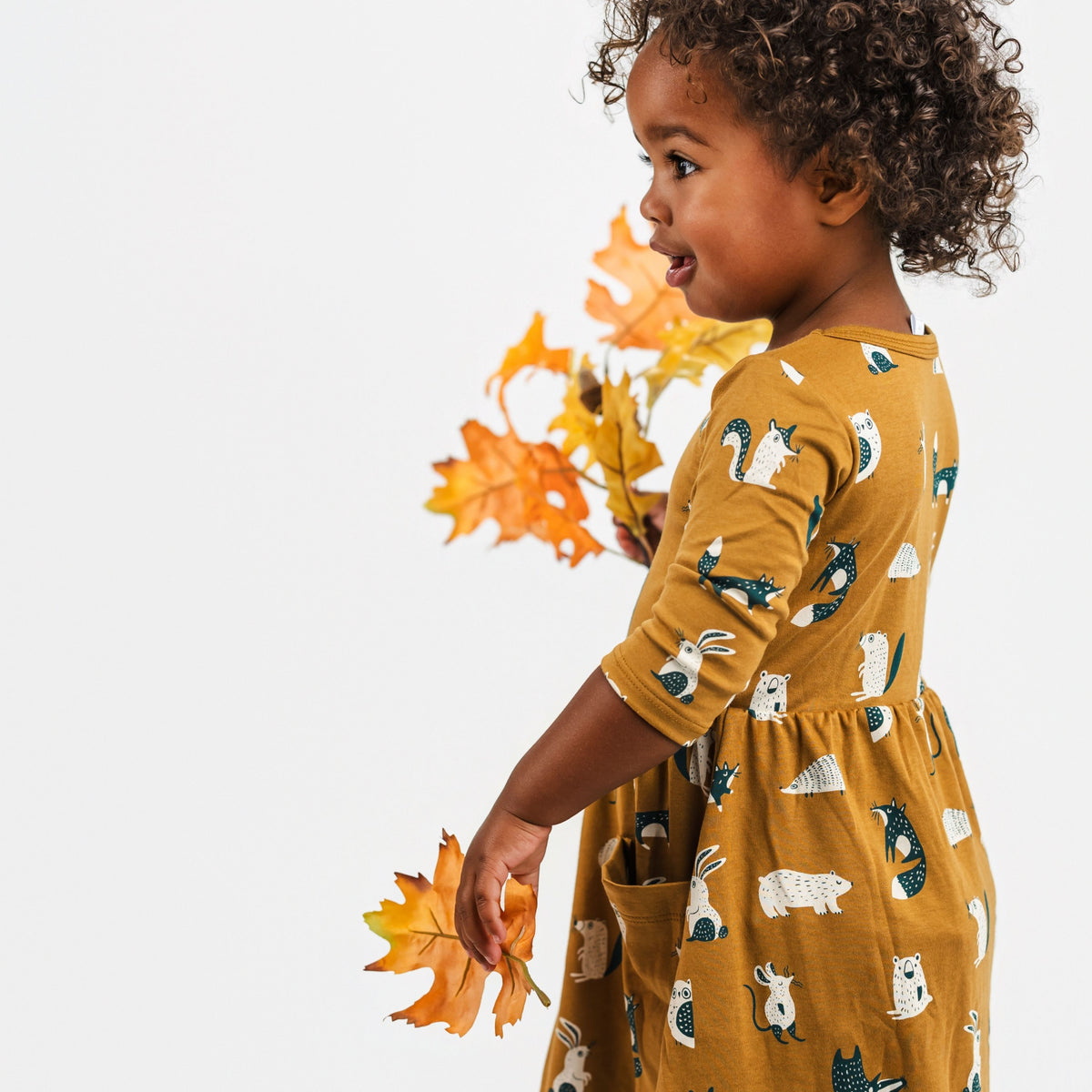 Baby/Kids' Bamboo Clementine Dress | Scandi Critters