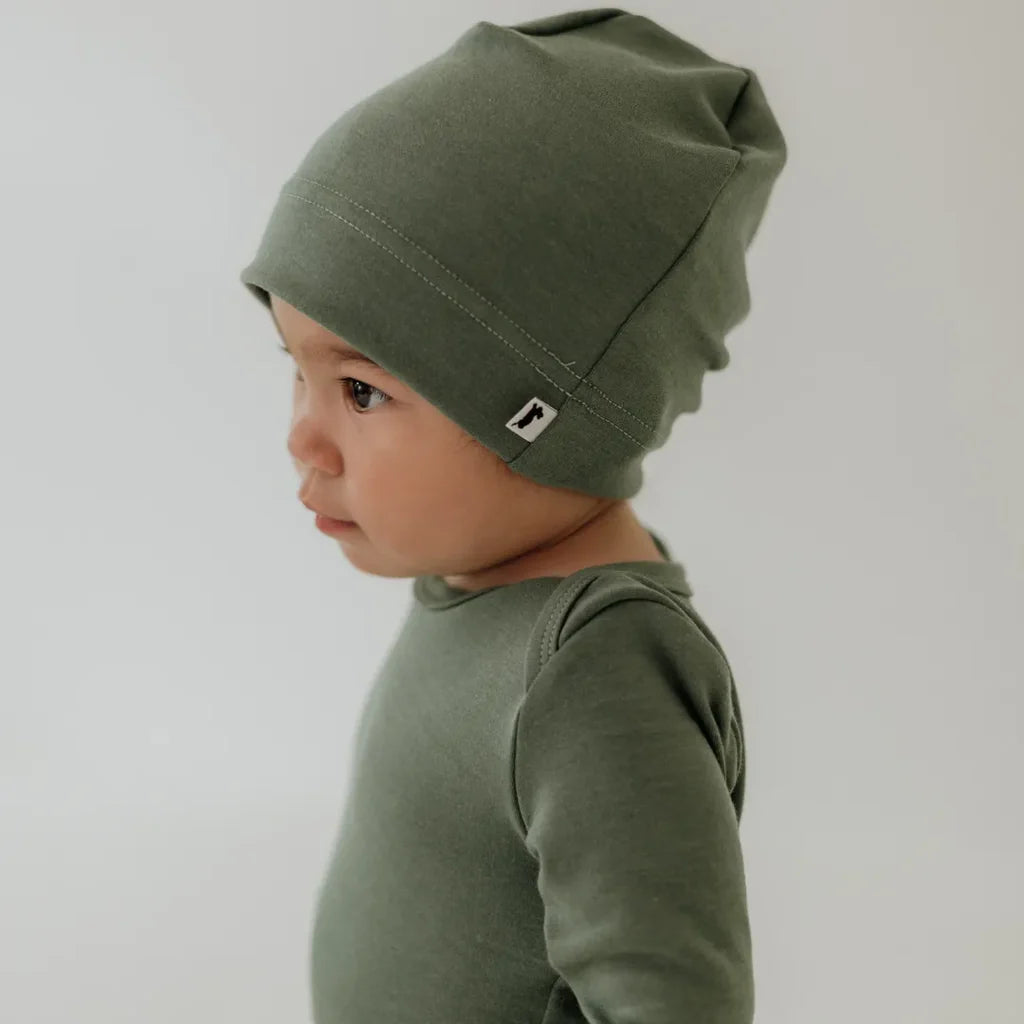 Baby/Kids Bamboo Beanie | Solid Colours