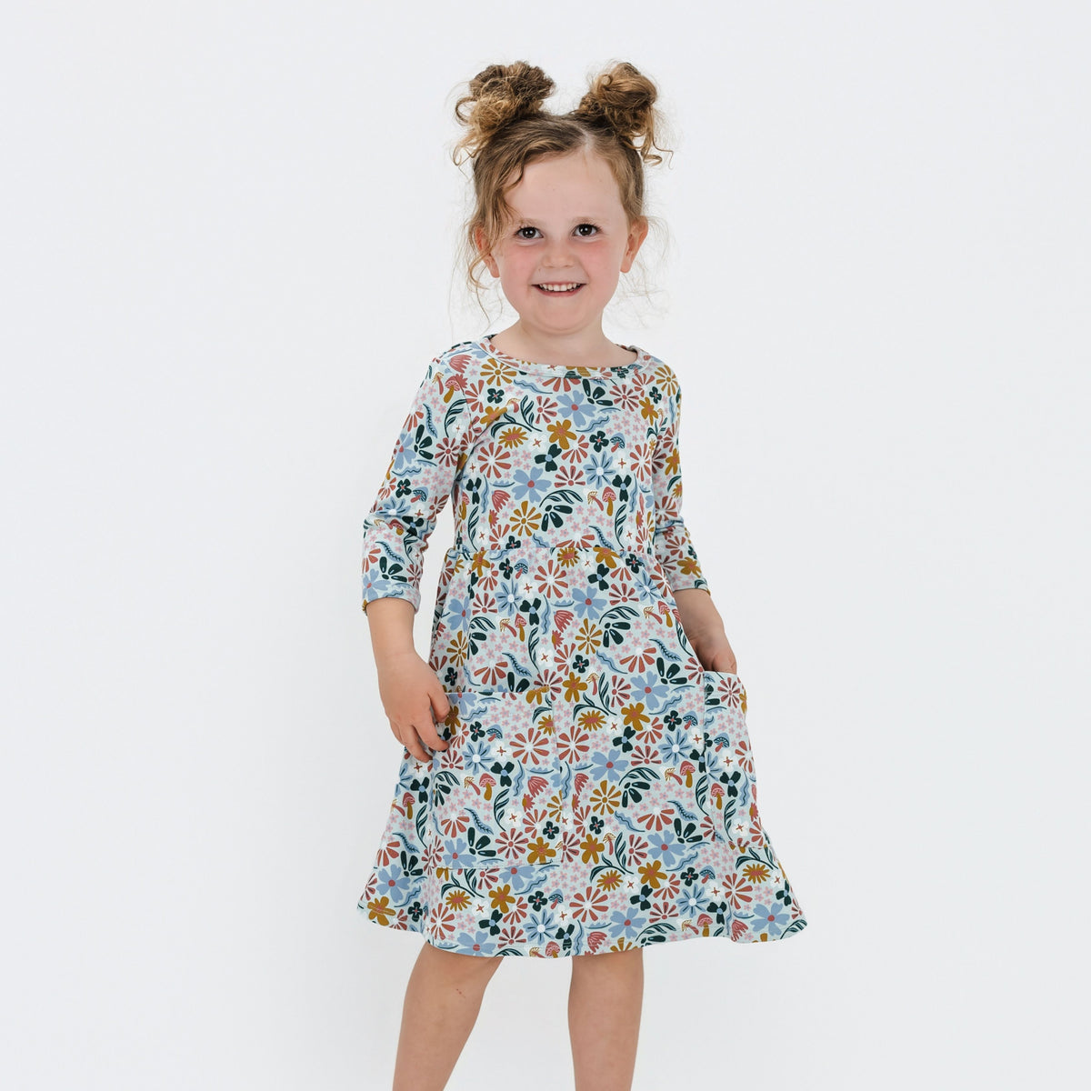 Baby/Kids' Bamboo Clementine Dress | Floating Floral