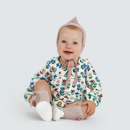 Baby Bamboo Bubble Romper | Block Floral