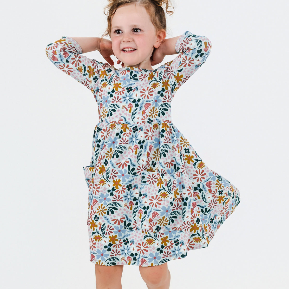 Baby/Kids' Bamboo Clementine Dress | Floating Floral