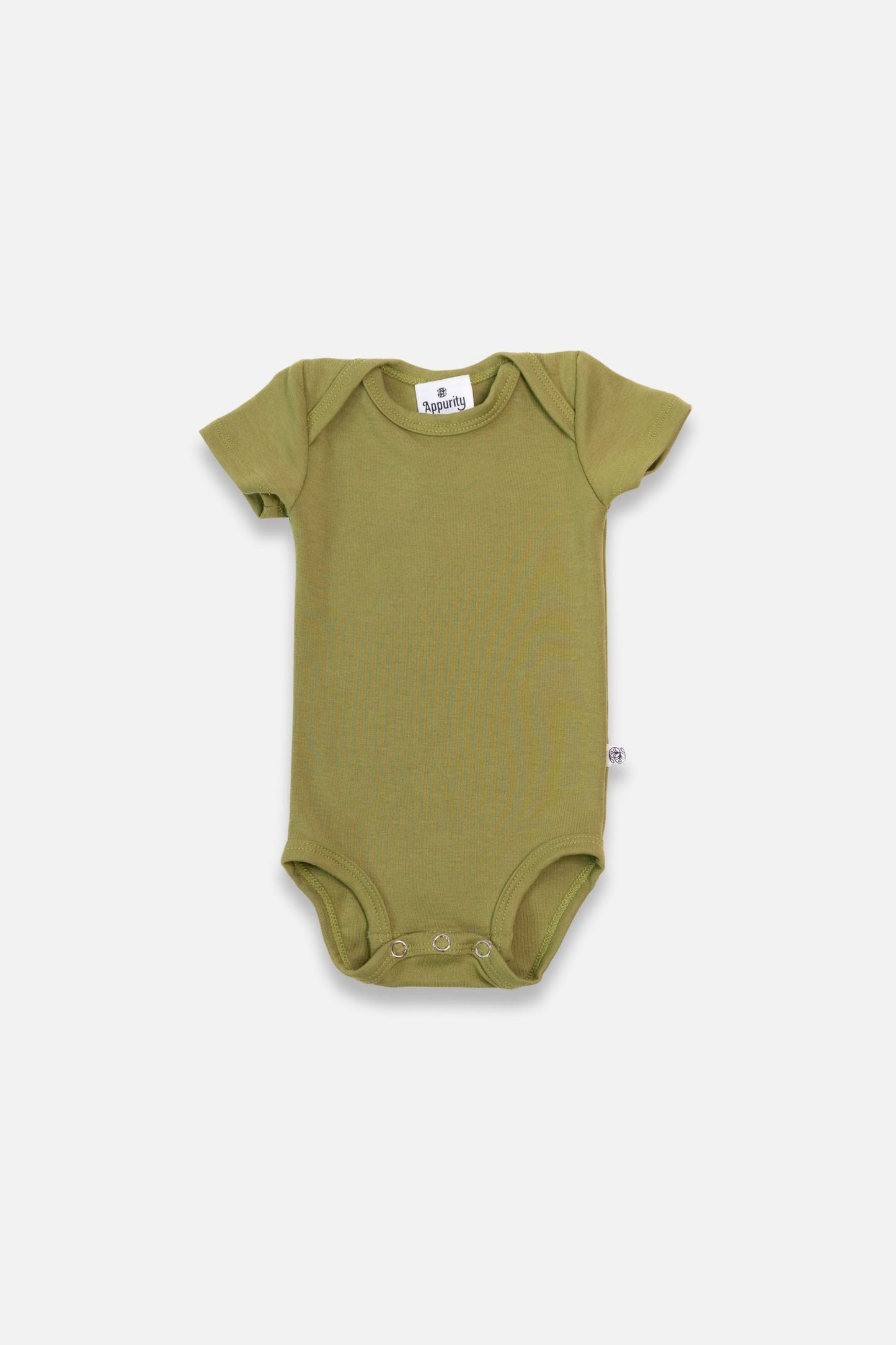 Baby Short Sleeve Bamboo Onesie