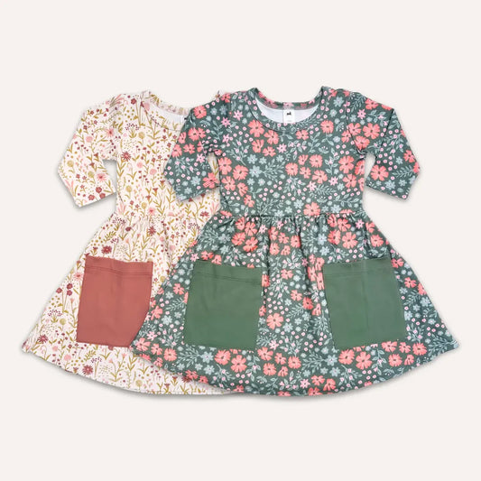 Girls Bamboo Clementine Dress