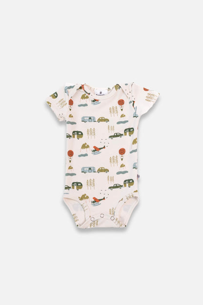 Baby Short Sleeve Bamboo Onesie