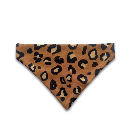 Pet Bamboo Bandana | Bronze Leopard