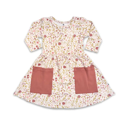 Girls Bamboo Clementine Dress