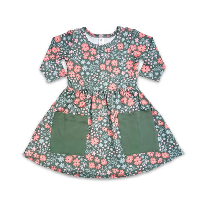 Girls Bamboo Clementine Dress