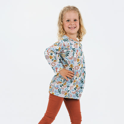 Youth Bamboo All-Over Print Pullover | Floating Floral