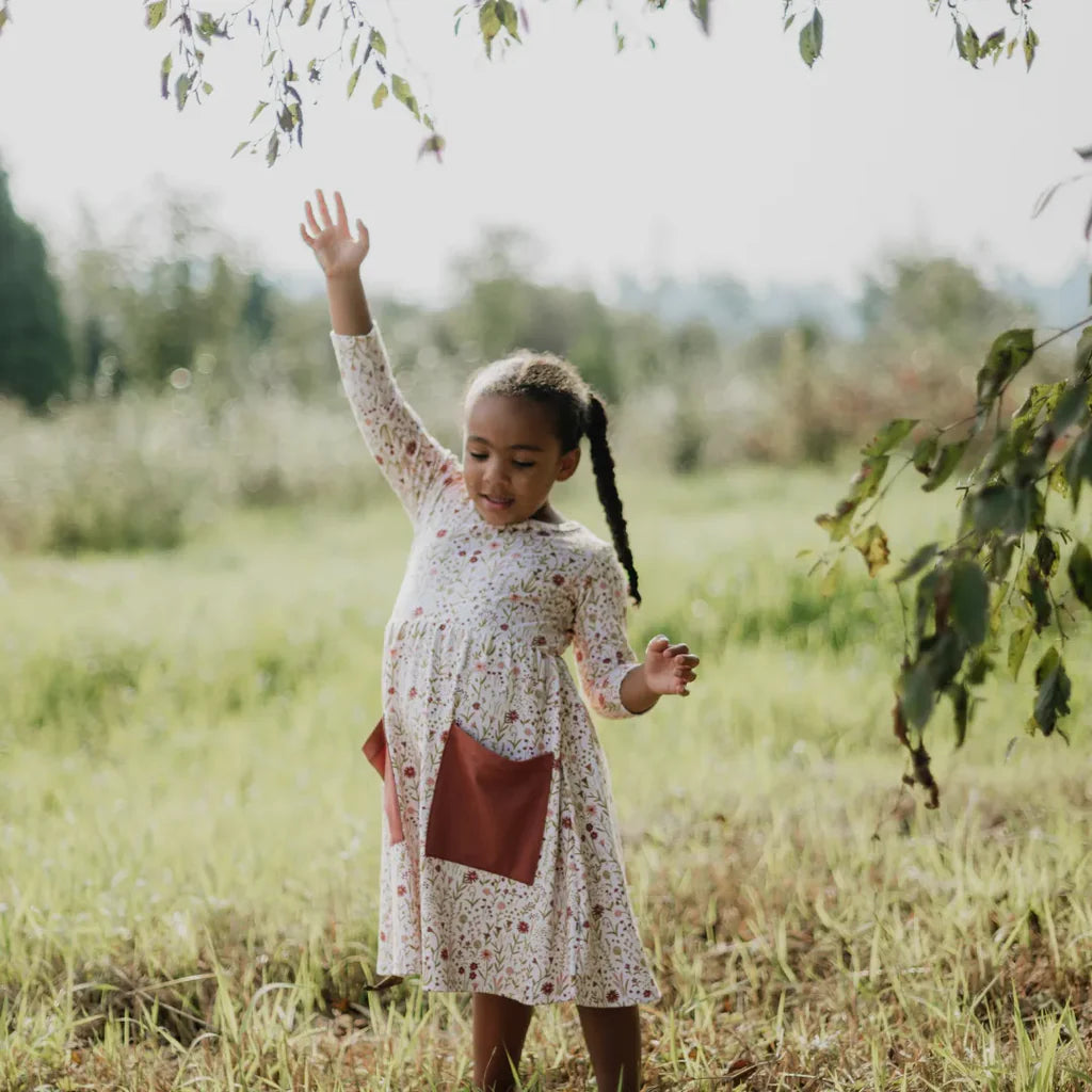 Girls Bamboo Clementine Dress