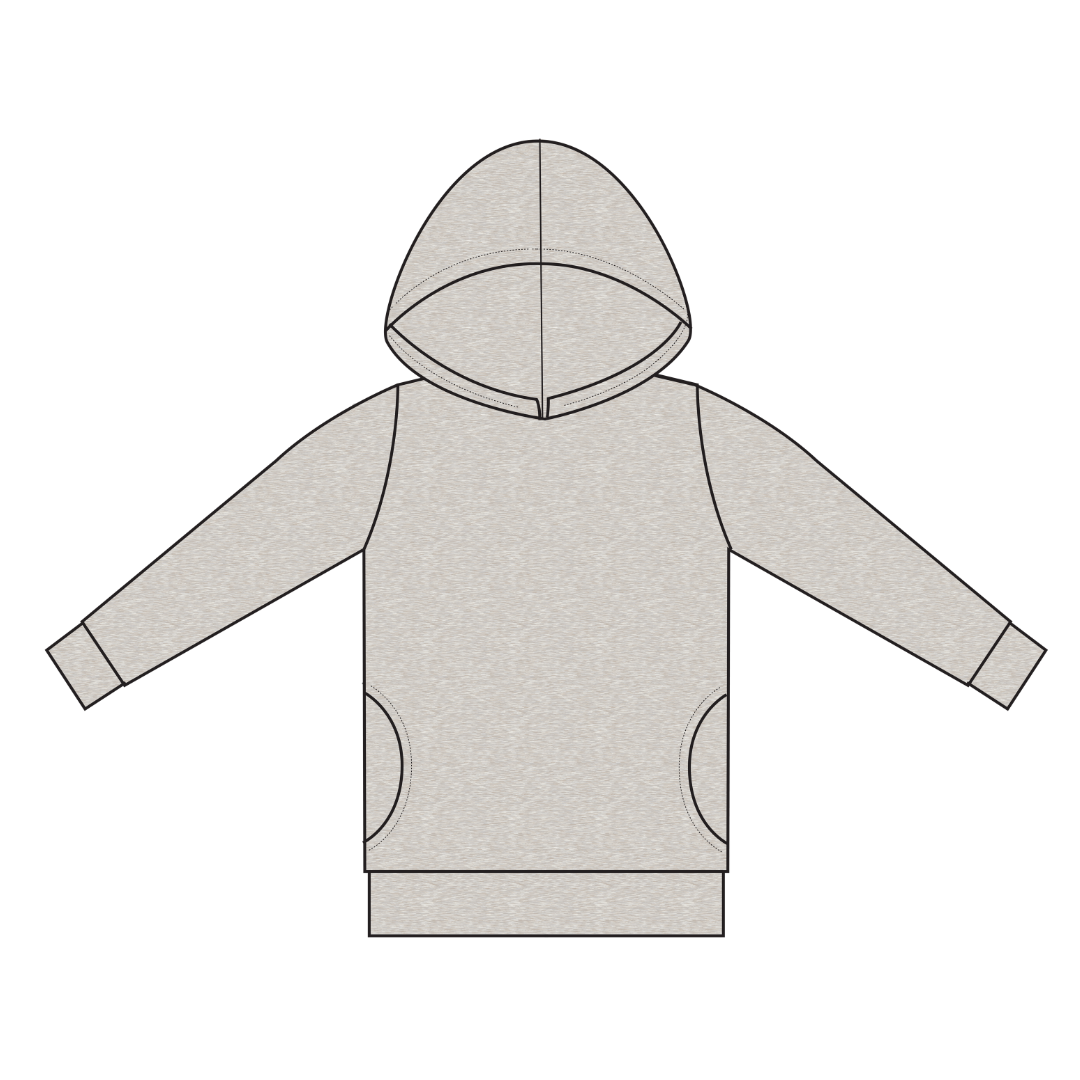 Adult Unisex Lightweight Bamboo Hoodie