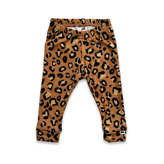 Baby Bamboo Leggings | Bronze Leopard