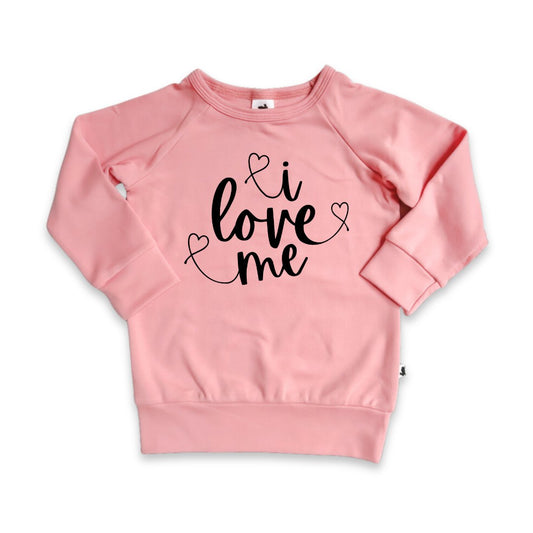 Kids Graphic Bamboo Raglan Sleeve Pullover