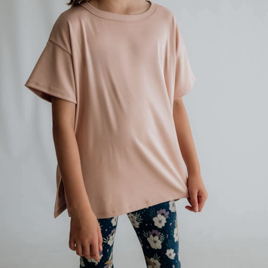 Youth Bamboo Oversized T-Shirt | Graphite - additional view
