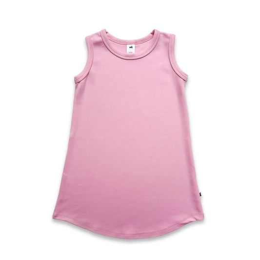 Youth Bamboo Tank Shift Dress | Taffy Pink