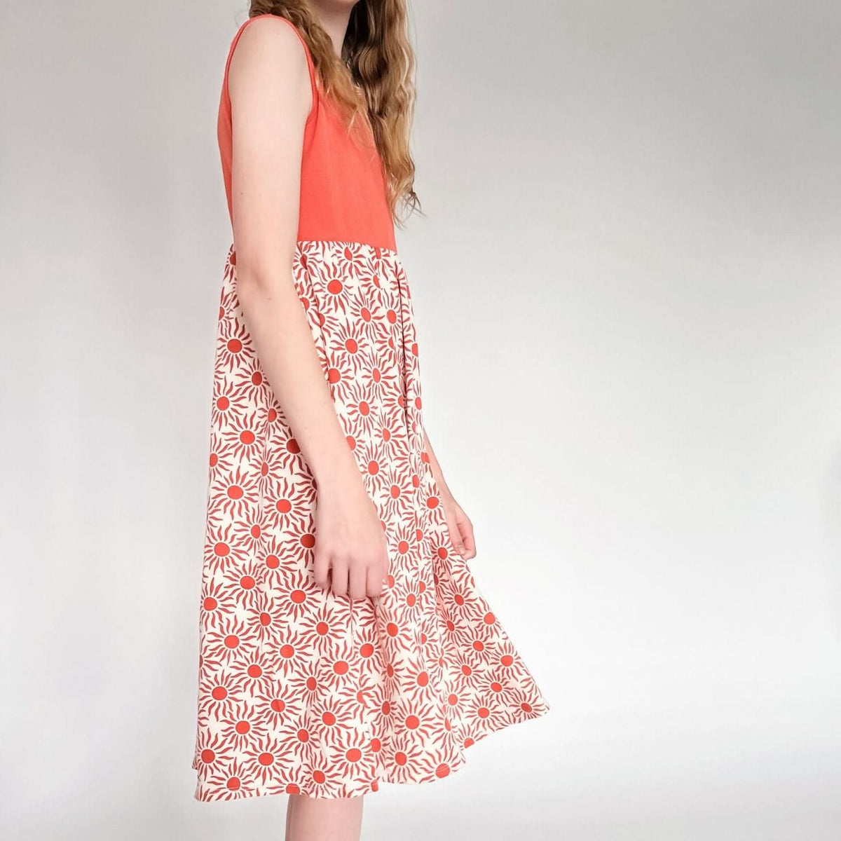 Youth Bamboo Square Neck Midi Dress | Sunkissed