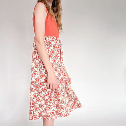 Youth Bamboo Square Neck Midi Dress | Sunkissed