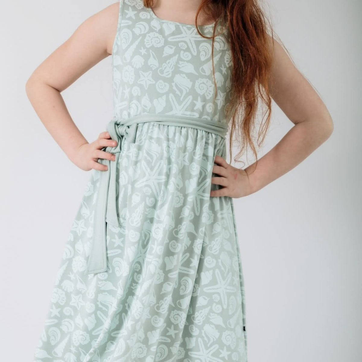 Youth Bamboo Square Neck Midi Dress | Coastal Keepsakes