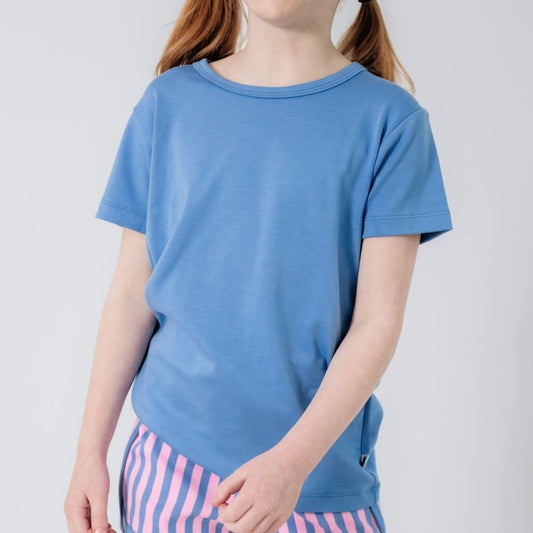 Youth Bamboo T-Shirt | Tidal Blue