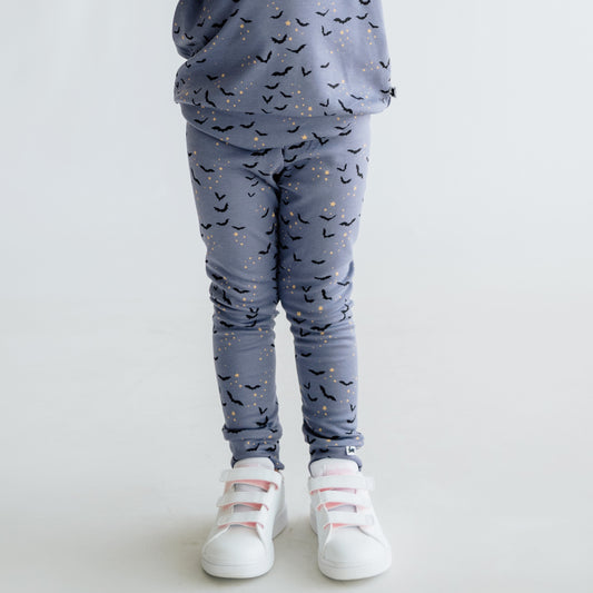 Youth Bamboo Leggings | Batty Twilight