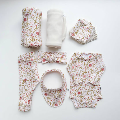 Bamboo Baby Capsule Gift Box - Meadow Muse & Cream