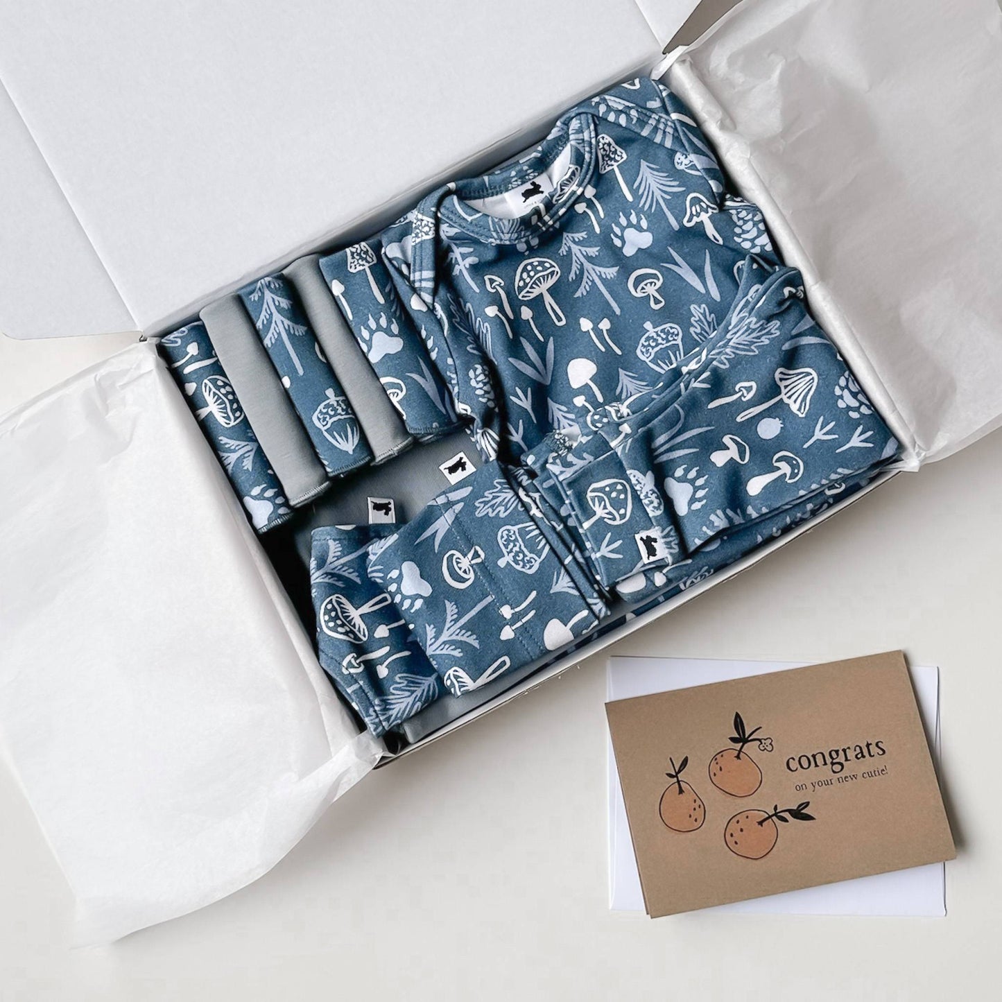 Bamboo Baby Capsule Gift Box - Forager & Slate