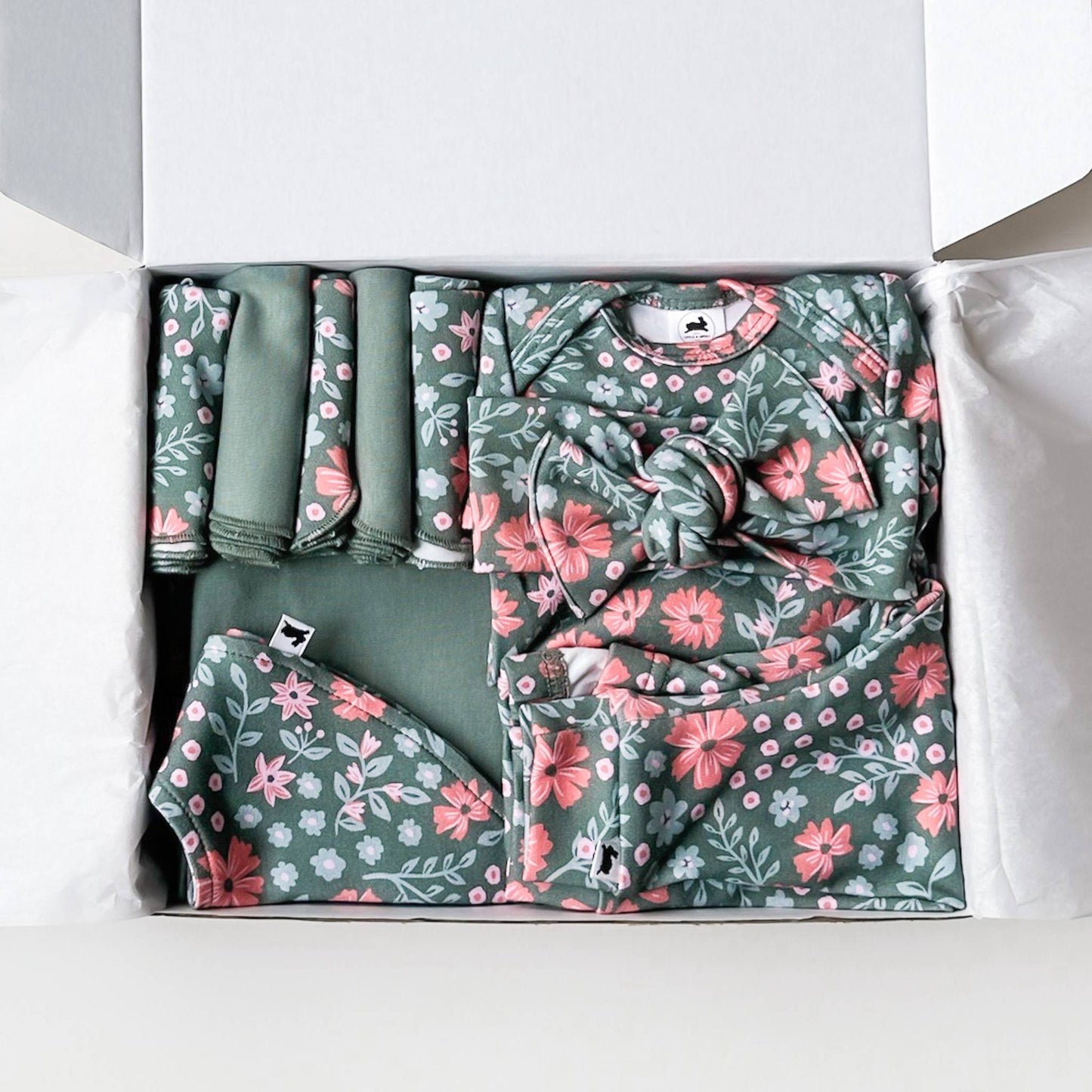 Bamboo Baby Capsule Gift Box - Floral Serenade & Eucalyptus