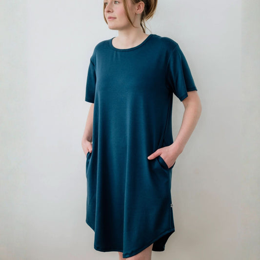 Ladies' Bamboo Winslow Dress | Berry - additional view
