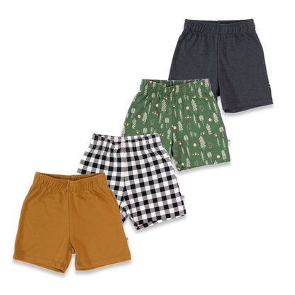 Kid’s Bamboo Play Shorts | Charcoal - additional view
