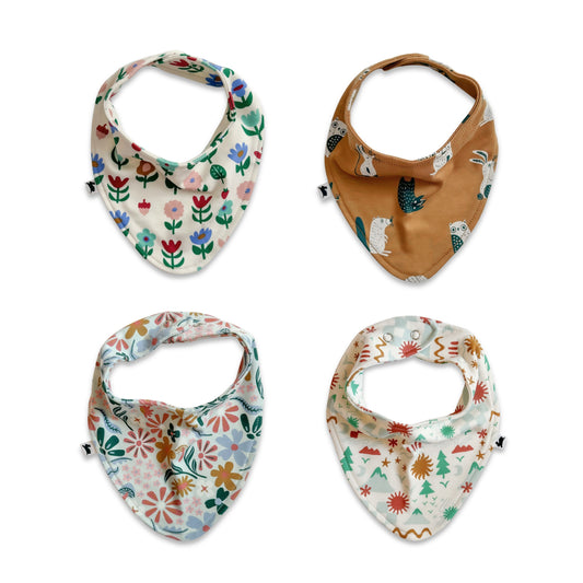 Baby Bamboo Bib | Floating Floral