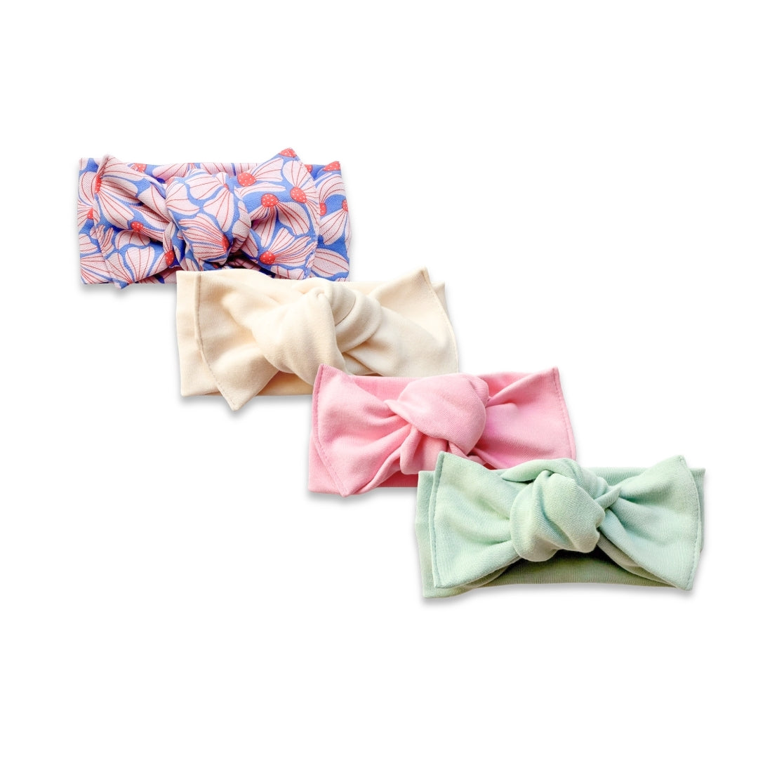 Baby Bamboo Headwrap | Taffy Pink - additional view