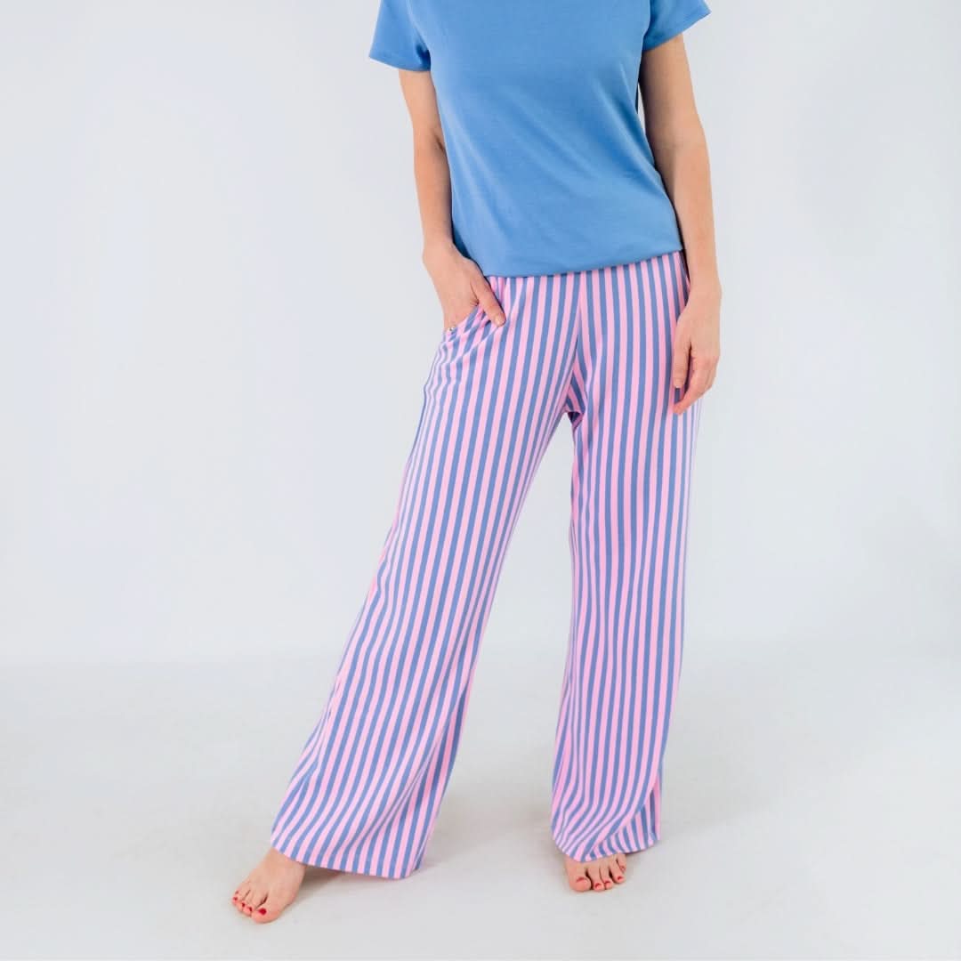 Ladies Bamboo Wide Leg Pants | Saltwater Floral - additional view