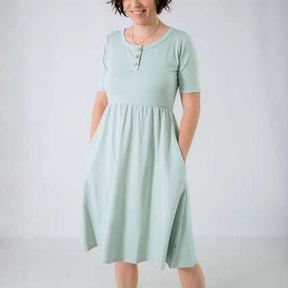 Ladies Bamboo Esme Dress | Saltwater Floral - additional view