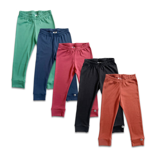 Kids' Bamboo Leggings | Pomegranate