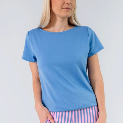 Ladies' Bamboo Lindsay T-Shirt | Tangerine Crush - additional view