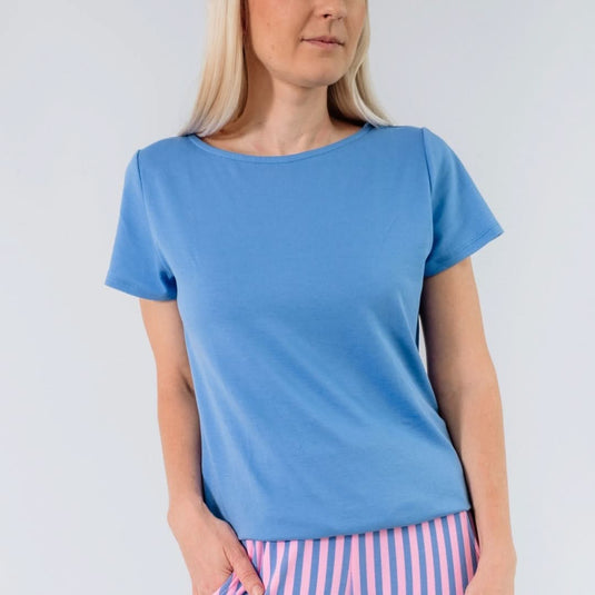 Ladies' Bamboo Lindsay T-Shirt | Tangerine Crush - additional view