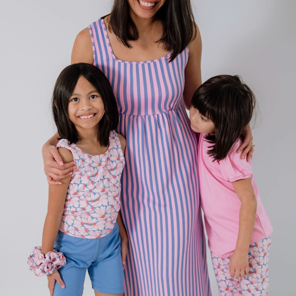 Ladies Bamboo Maxi Tank Dress | Parlour Stripe
