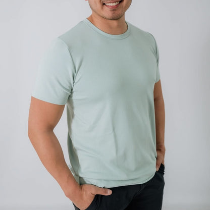 Adult Unisex/Men's Bamboo T-Shirt | Cream - additional view